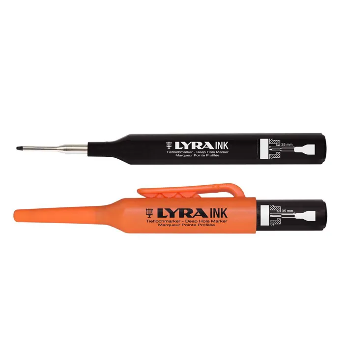 Marker za duboke rupe LYRA INK crni 1 mm