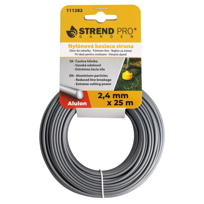 Nit za trimer 2,4 mm x 25 m okrugla alulon