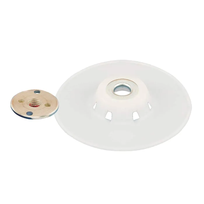 Nosač za fiber disk bijeli 180 mm SMIRDEX (set s maticom)