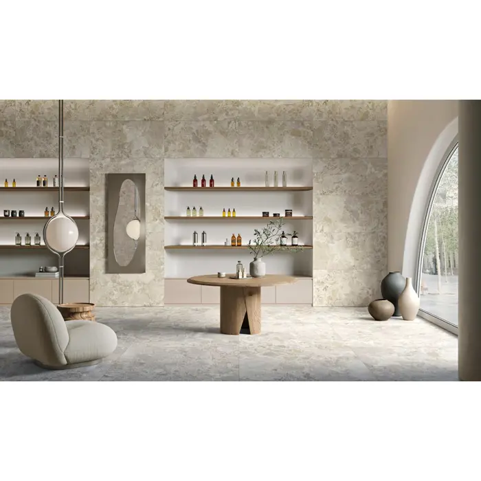 Podna pločica Crumble Stone Greige 60x120 cm – Rektificirana (PRO R10)