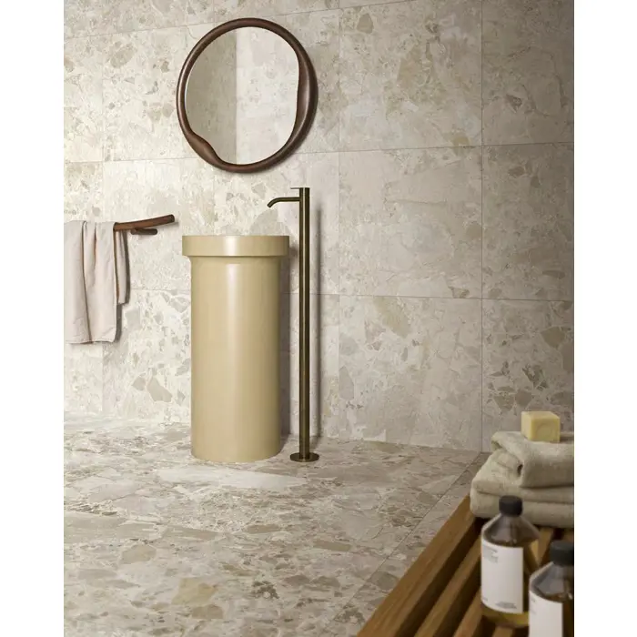 Podna pločica Crumble Stone Greige 60x120 cm – Rektificirana (PRO R10)