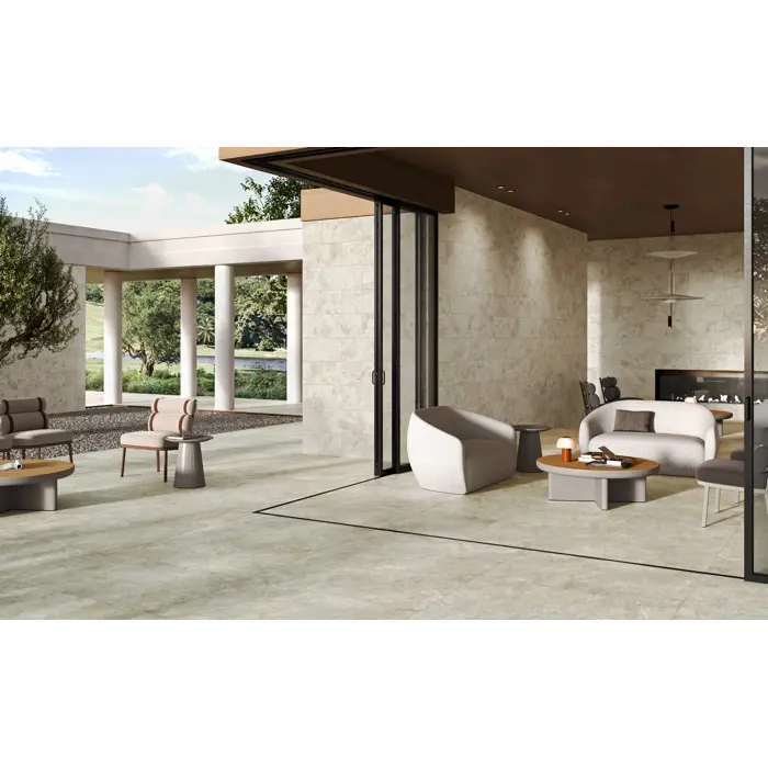 Podna pločica Crumble Stone White 60x120 cm – Rektificirana (PRO R10)