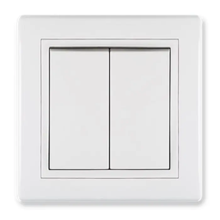 Prekidač Serijski (Dvostruki) podžbukni P/Ž 10A 250V~, bijeli