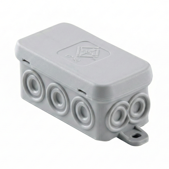 Razvodna kutija nadžbukna N/Ž 85x44x40 mm IP54 10 uvoda (siva)