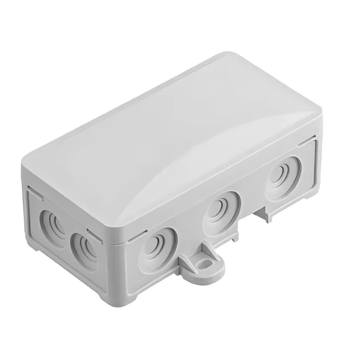 Razvodna kutija nadžbukna (N/Ž) 90x45 mm IP54, 10 uvoda, bijela