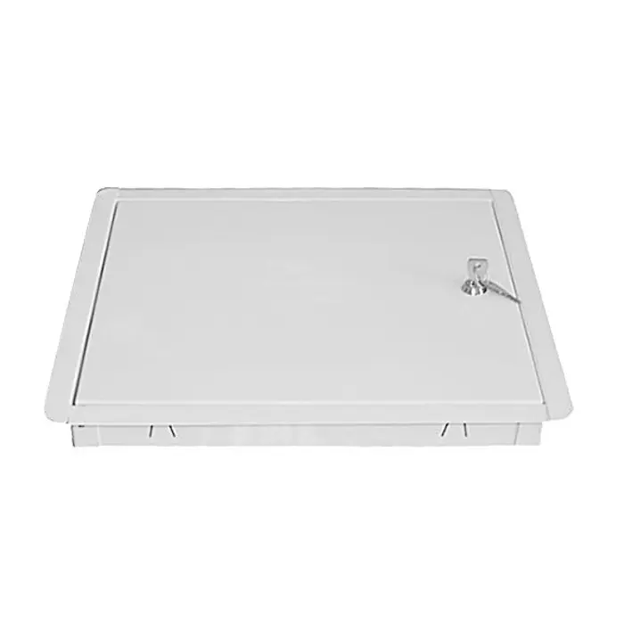 Revizijska vratašca za vodomjer 350x300 mm – metalna bijela