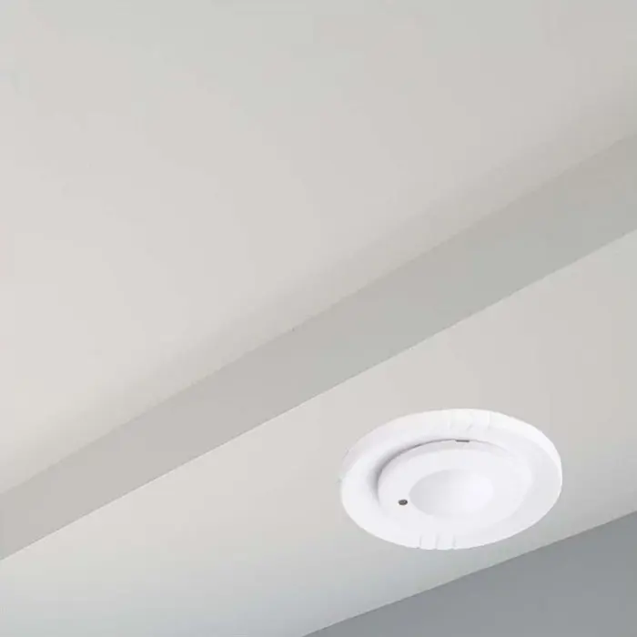 Senzor pokreta mikrovalni 360° 300W, fi 115 mm, stropni, bijeli