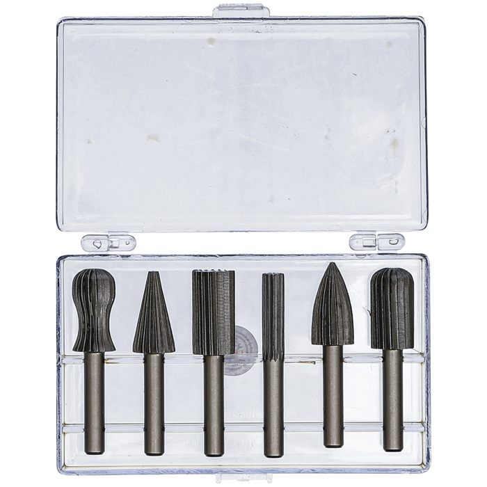 Set roto glodala HSS za drvo i meke metale, 6 mm, 6-dijelni (BGS Kraftmann 1604)