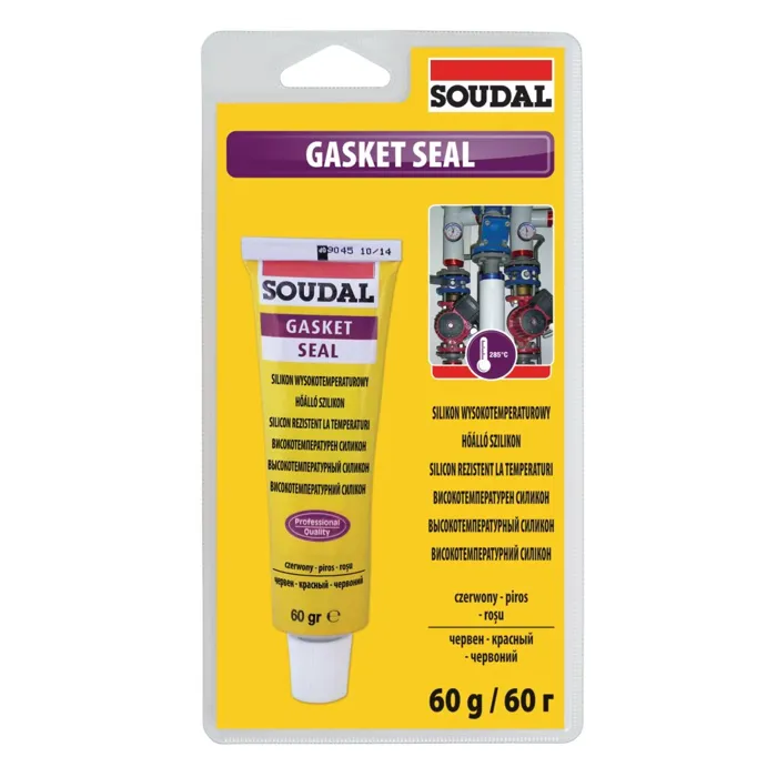 Silikon za visoke temperature u tubi Gasketseal 60g SOUDAL
