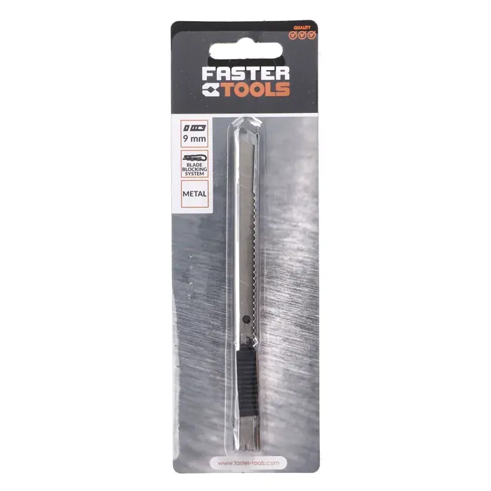 Skalpel metalni 9mm FASTER TOOLS