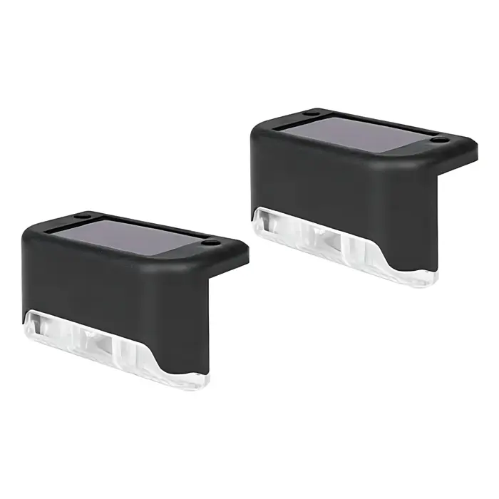 Solarna LED svjetiljka za stepenice 3200K crna (Set 2 komada)