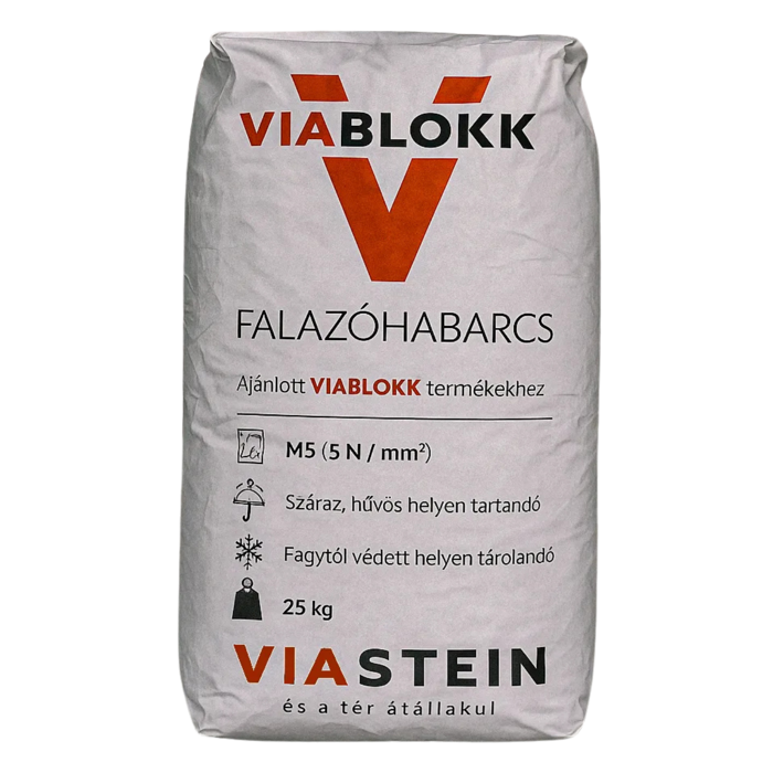 Tankoslojni mort za zidanje porobetona (Siporeksa) M5 VIABLOKK 25 kg