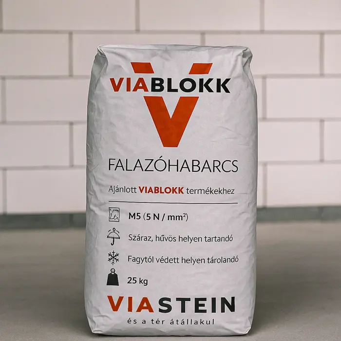 Tankoslojni mort za zidanje porobetona (Siporeksa) M5 VIABLOKK 25 kg