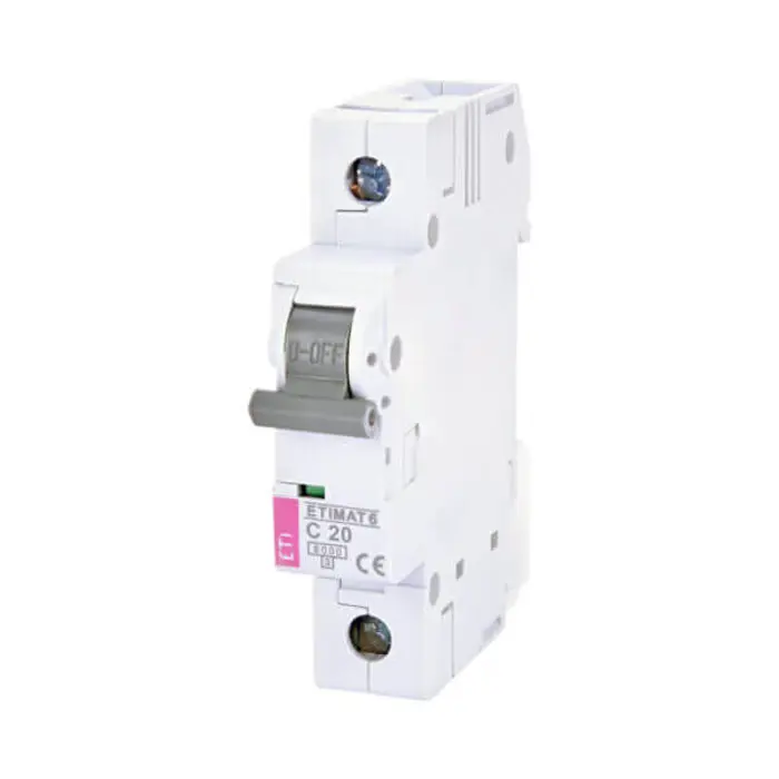 TEM Automatski osigurač 1P C 20A – 6kA, 1 modul