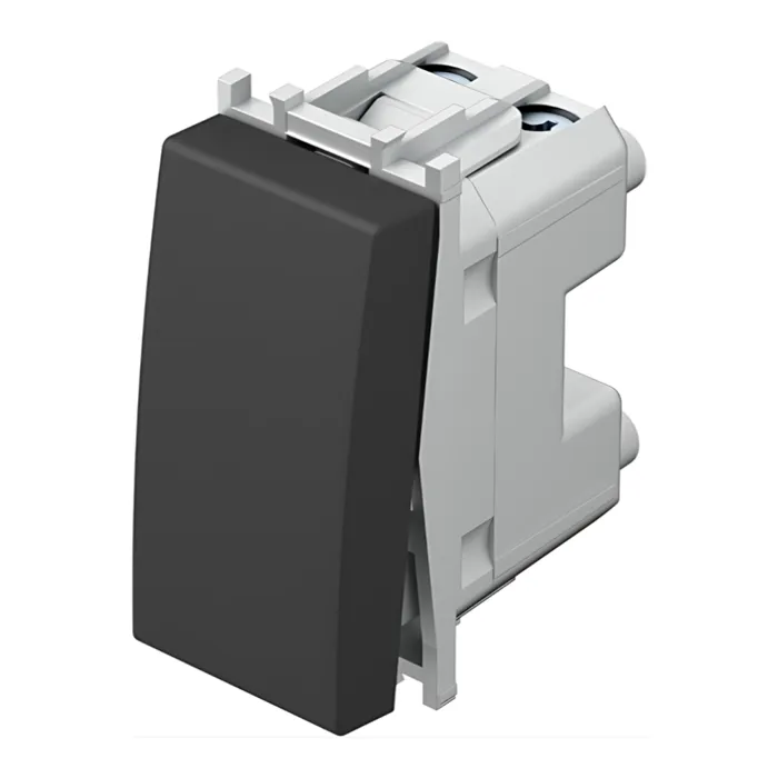 TEM mehanizam tipkalo 1M 16A 1P crni SB (SM11SB)
