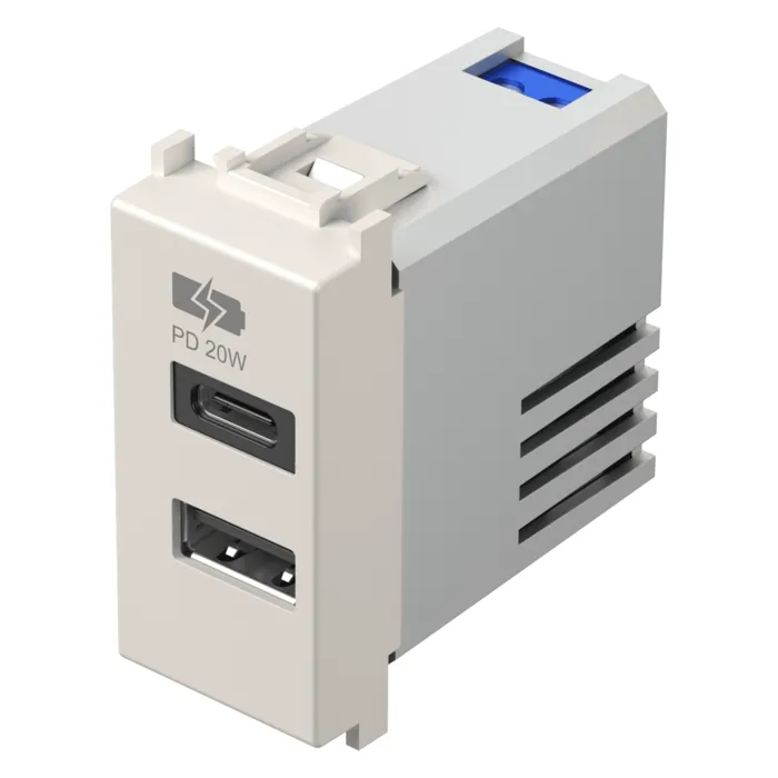 TEM Modul USB-C punjač PD 20W 1M mat bež (EM69MI)