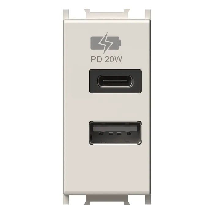 TEM Modul USB-C punjač PD 20W 1M mat bež (EM69MI)