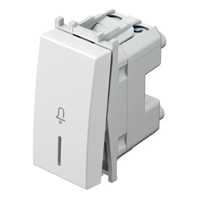 TEM tipkalo za zvono bijelo 16A 1M PW SM11PWIN01-U