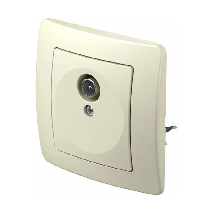 TEM utičnica TV samostalna krem IW (KE10IW)