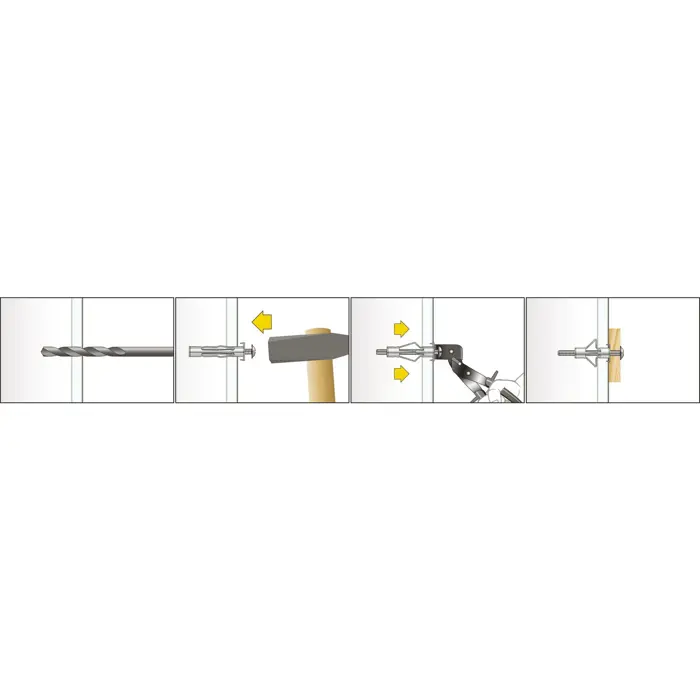 Tipla metalna za šuplji zid M5 x 32 mm