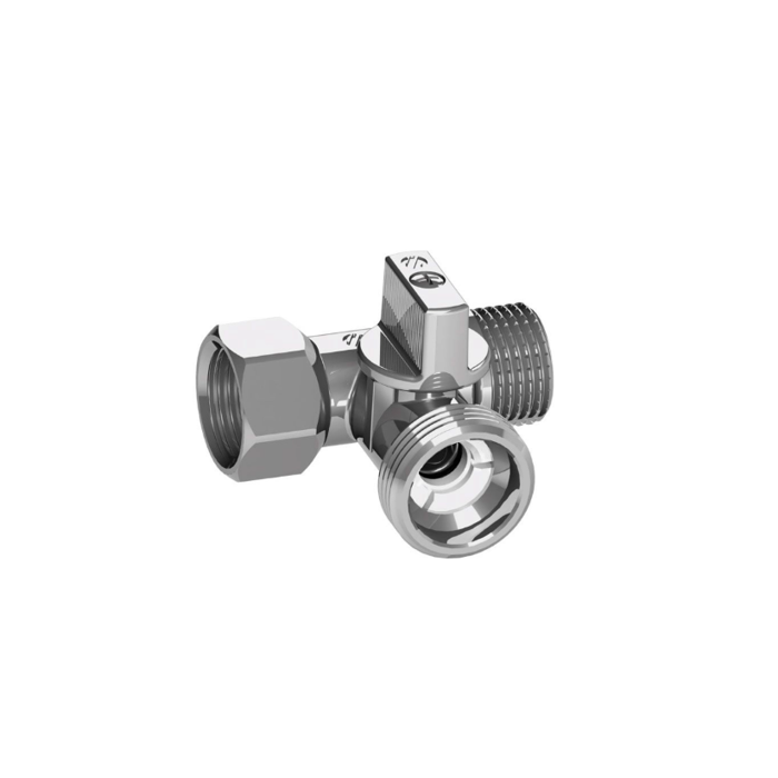 TROPUTNI VENTIL ZA PRIKLJUČAK PERILICE 1/2"X3/4"X1/2"
