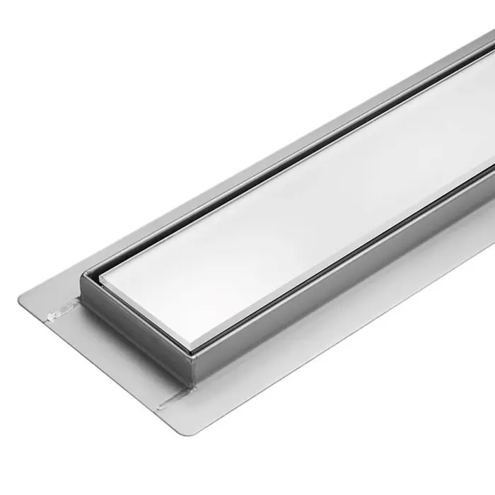 Tuš kanalica White Glass 80 cm WET&DRY FALA