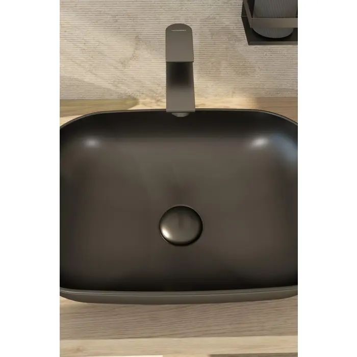 Umivaonik nadgradni CONCEPTO Bell Flama 46,5x32x13,5 cm (gun ash)