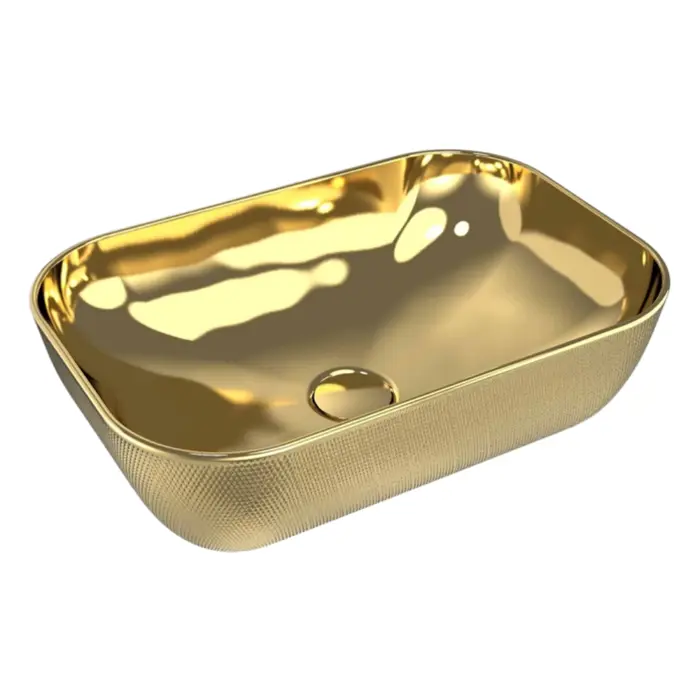 UMIVAONIK NADGRADNI CONCEPTO BELL ROMB ZLATNI 46,5X32X13,5CM