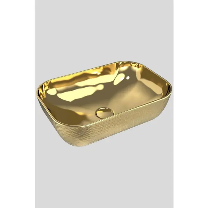 UMIVAONIK NADGRADNI CONCEPTO BELL ROMB ZLATNI 46,5X32X13,5CM