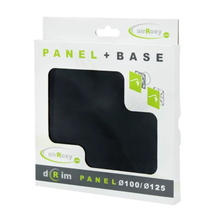 Univerzalni panel za ventilator, stakleni, bijeli DESIGN LINE