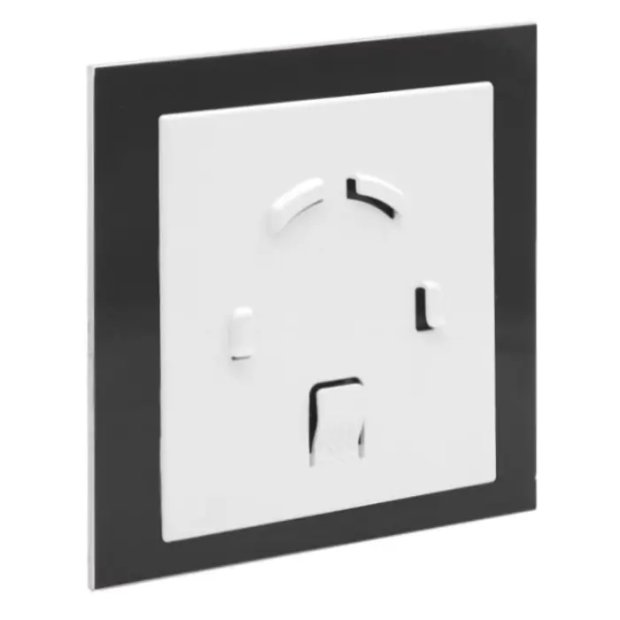 Univerzalni panel za ventilator, stakleni, bijeli DESIGN LINE