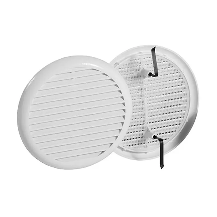 Ventilacijska rešetka fi 120-160 mm (univerzalna), bijela