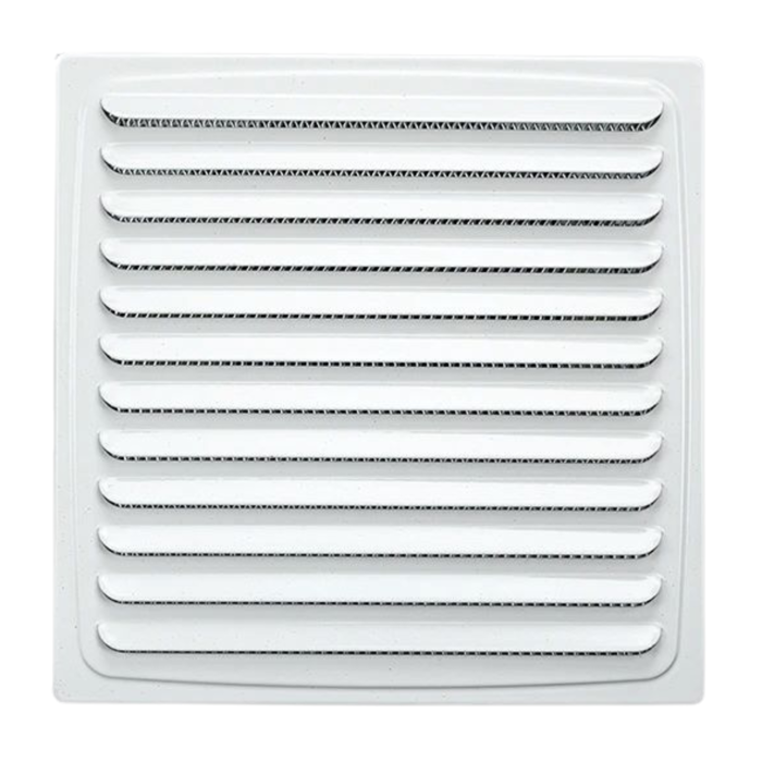 Ventilacijska rešetka fi110 (150x150 mm), bijela, ANKO