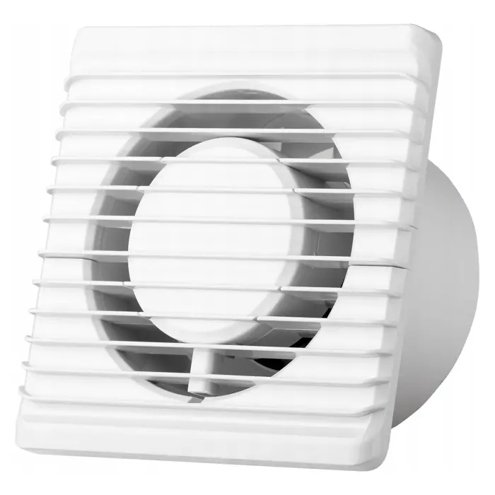Ventilator Kupaonski 14W fi125 mm + Timer Kvadratni bijeli | Planet Energy
