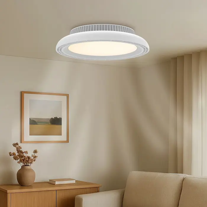 Ventilator stropni s LED rasvjetom RGB 3CCT, 450mm, IP20, daljinski, BRAYTRON