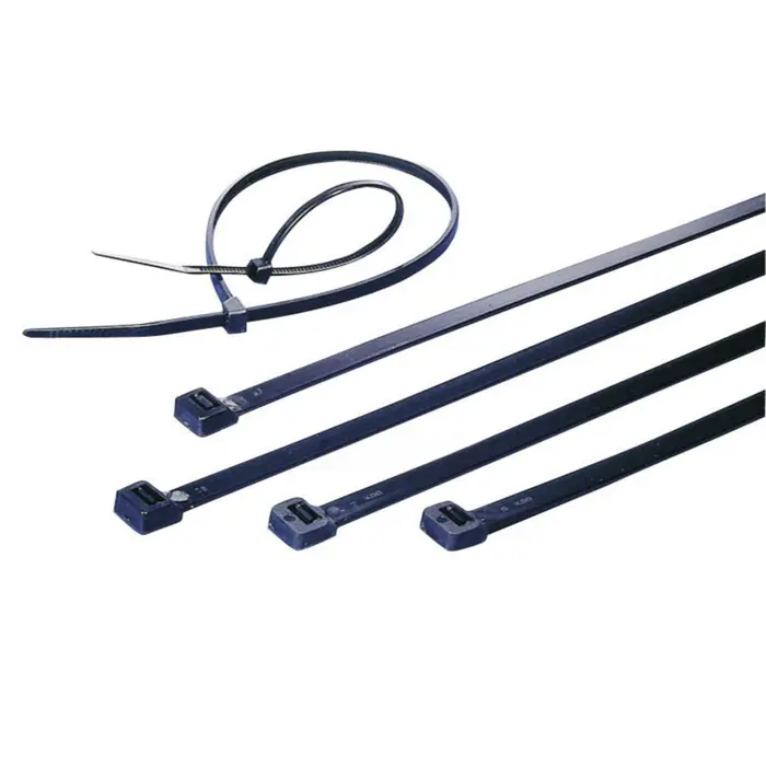 Vezica kabelska PVC 7,5x500 mm crna UV (100 kom)