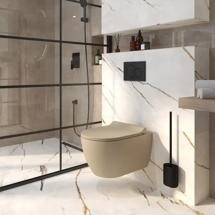 WC školjka viseća Concepto Siera Cappuccino Rimless Max 6 L