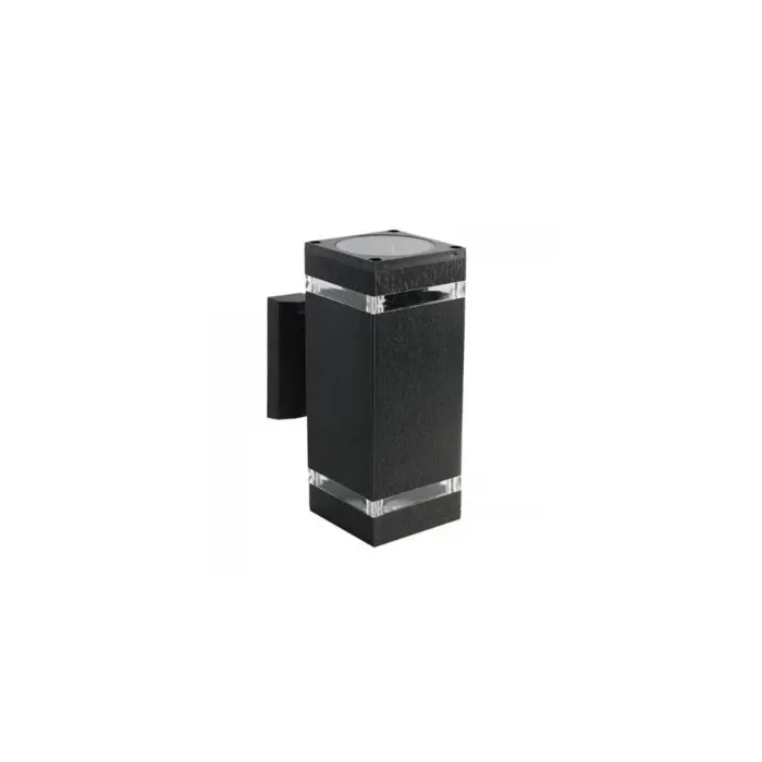 ZIDNO KUĆIŠTE IP44 2xE27 ČETV. CRNO 93574