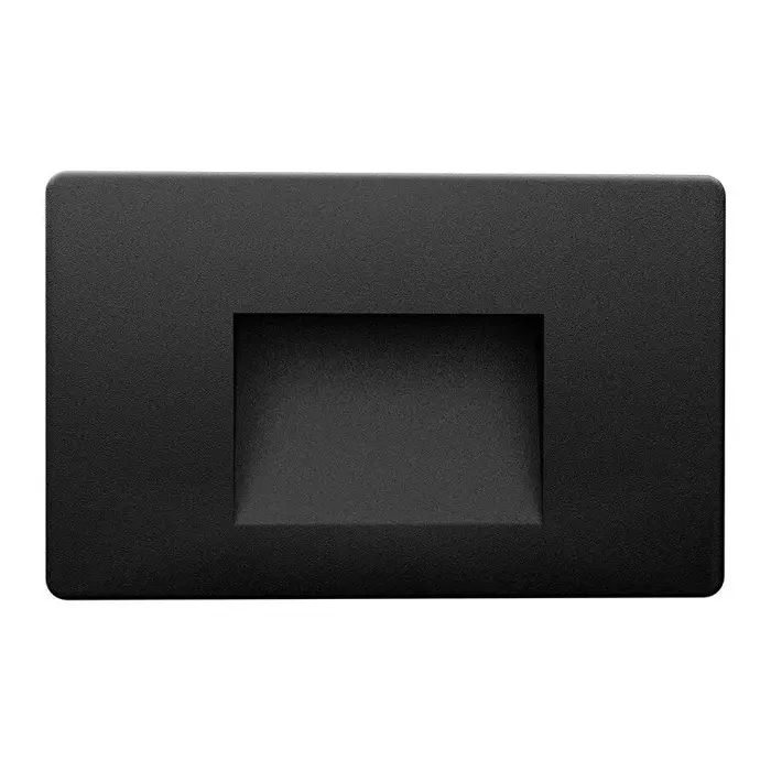 Zidna lampa (svjetiljka) 3W 3000K 160LM 134x85x13 mm IP65 crna
